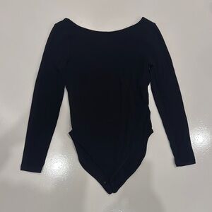 Black Long Sleeve Bodysuit